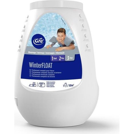 Tratamiento para piscina gre-pools 76080L prevención algas invierno 1.75kg