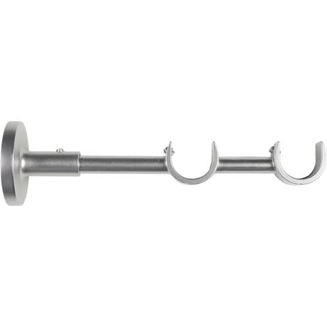 Supporto a parete Cintacor Ø22 doppio cromo/satinato (1/2)