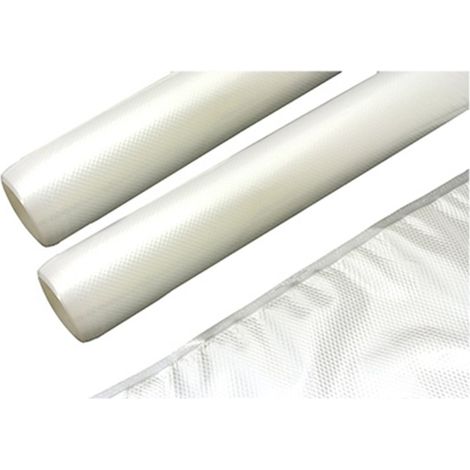 Pack. 2 Rollen geprägte Beutel für Verpackungsmaschine 30x600cm 31475