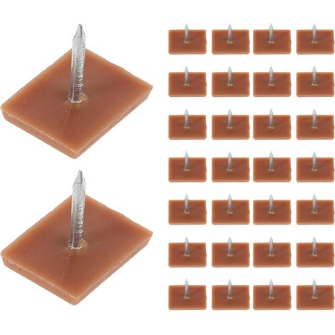 patins de meubles rectangulaires antidérapants en plastique (1/5)