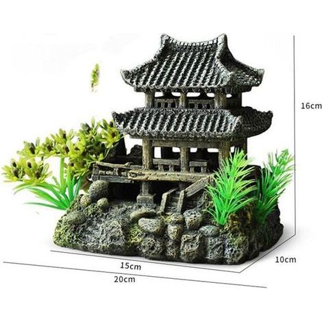 Décoration classique en résine pour aquariums. (1/4)