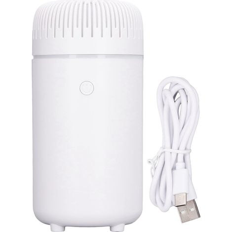 100ml Diffuseur d'Huiles Essentielles Portable - Humidificateur d'Air Personnel pour Voiture et Bureau - Brumisateur Frais Blanc Compact (1/5)