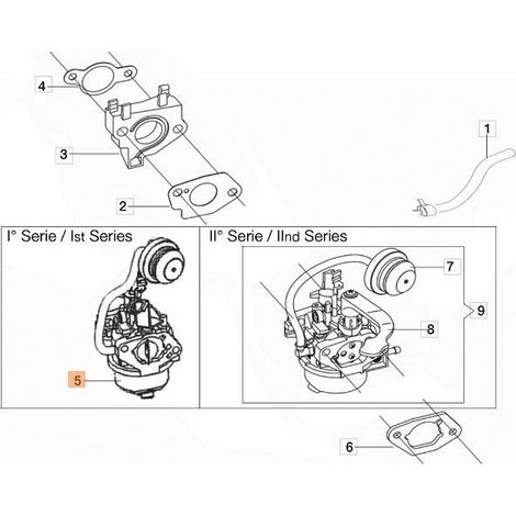 KIT DE CARBURADOR EMAK ORIGINAL L66150704
