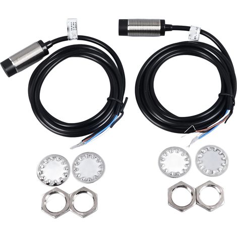 2 capteurs de proximité inductifs, distance de détection de 8 mm, CC, 4 fils, NPN, NO, NC (1/5)