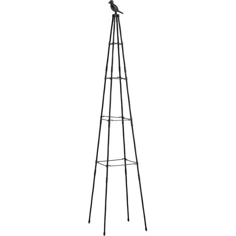 Vertikaler Obelisk Stützrahmen 160 cm Hohe Outdoor Rankhilfe