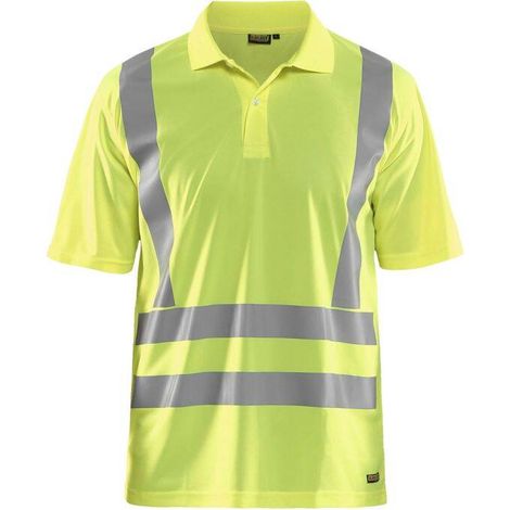 Polo da lavoro ad alta visibilità 3391 - Giallo fluorescente XXXL (1/4)
