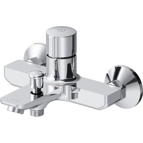 AM.PM Badewannenarmatur TouchReel Wannenarmatur Wasserhahn Bad Wannenbatterie Einhebelmischer Bad Einhebel Mischbatterie Badarmatur, Chrom