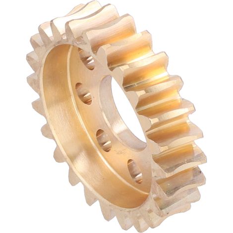 Roue à vis sans fin laiton 24 dents alésage 14mm module 1.5 engrenage laiton pour entraînement moteur (1/5)