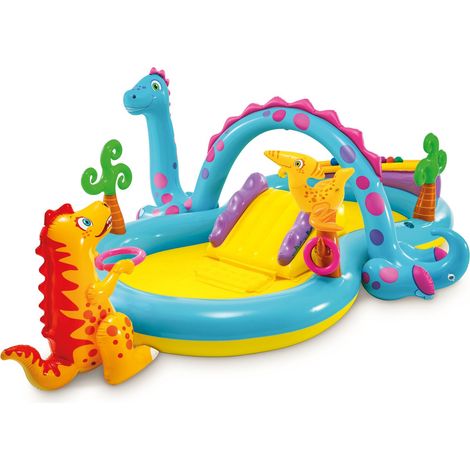 Aufblasbarer Spielplatz Dinoland - 229 x 112 x 333 cm - Intex