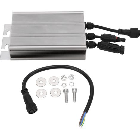 Micro-onduleur solaire MPPT en alliage d'aluminium, onde sinusoïdale Pure automatique, AC230V
