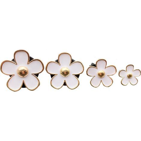 (Blanc.1.8/2.3/3 / 3.3 cm)de Marguerite.ACTOYS 8 Clips de Ventilation de FleurMarguerite Décoration.Accessoire Voiture Femme Interieur.émettraUn Parfum Agréable (1/5)