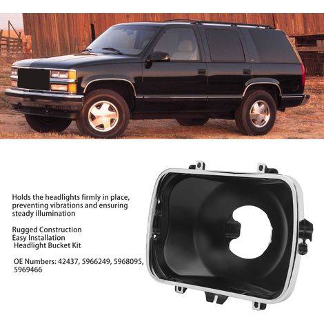 Kit di supporto per fari 5x7 per Chevrolet Tahoe 1995-2000 Staffa di ricambio in metallo 42437 Installazione facile (1/5)