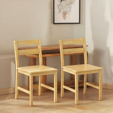 Chaise de salle à manger madeira Natural en bambu 45 x 42 x 80 cm (1/5)