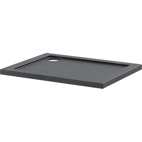 Pearlstone Slate 900mm x 700mm x 40mm Rectangular Shower Tray (1/4)