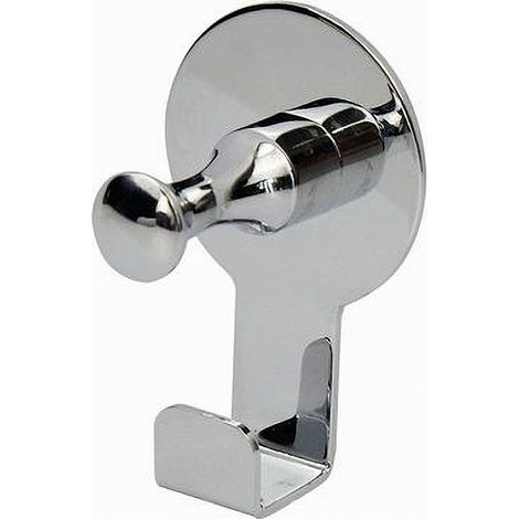 Cleafe - Appendino Gancio Appendi Porta Asciugamano 1 Posto Bagno Cromato 7.5 Cm 59745 - (1/3)