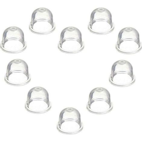 Lot de 10 Pompes d'Amorçage 18812 18814 for Chainsaw Edger Walbro ECHO 123181140630 1238140650 Homelite 01201 UP04802 McCulloch 22583400 4133 121 2700 (1/4)