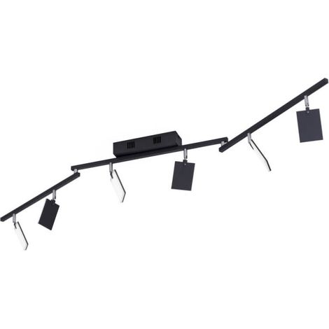 Plafonnier Pure Mira 6 lumières noir - 6358-18