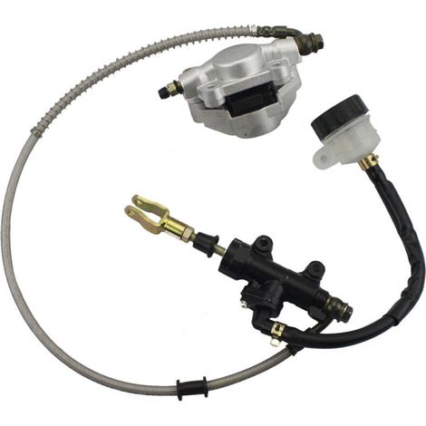Hinterrad-Scheibenbrems-Hauptbremszylinder mit Ölbehälter, kompatibel mit dem hydraulischen Bremssystem-Upgrade-Kit für ATVs/UTVs (1/4)
