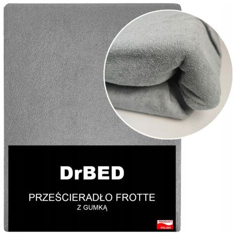 Drap-housse en éponge respirant 160 x 200 cm ÉPAIS Durable Couleur grise (1/5)