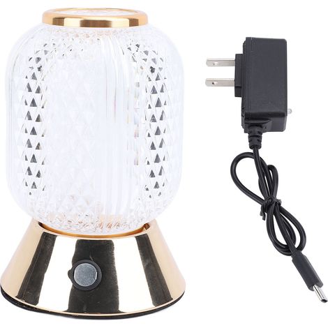 Ortviai Lampe de Table Sans Fil LED Rechargeable en Cristal Acrylique – Design Élégant pour Bar, Café ou Chambre (1/5)