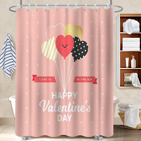 Voile de douche polyester 180x180 souple polyester pour salle de bain pour optimiser un petit espace (1/5)