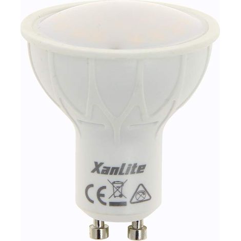 Ampoule LED spot Culot GU10-5 5W cons. 35W eq. Lumière Blanc Chaud 150 Lumen en Autonome (1/4)