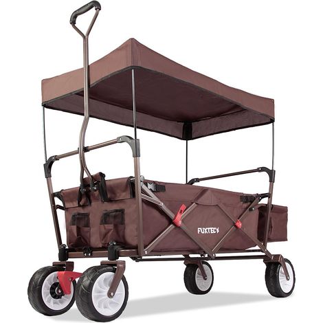 FUXTEC folding wagon - CT350 brown