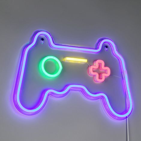 APPLIQUE LED GAMER 5W H28CM JOYPAD (1/5)