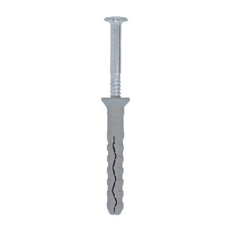 Tassello con vite zincata bianca tss Tass 6x80 Vite 3,8x85FRIUL