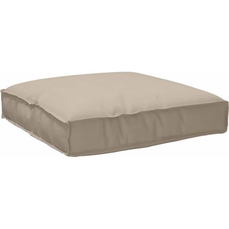Maison Exclusive - Kissen Oxford-Stoff Taupe 80 x 80 x 12 cm (1/5)
