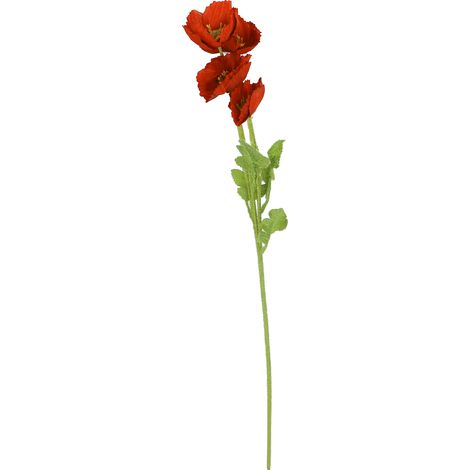 Künstliche Blume, dekorativ, naturgetreu und elegant, rote Kunstblume für Wohnzimmer, Hochzeit (1/5)