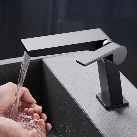 Grifo de baño, grifo de lavabo, inodoro, lavabo, grifo de piano totalmente de cobre (1/3)