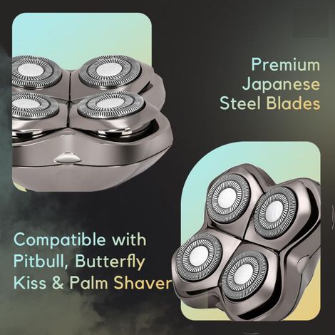 Testa di ricambio e lama da rasatura per rasoi elettrici, compatibile con modelli PRO 4 e Kiss PRO, ideale per capelli corti e pelata. (1/3)