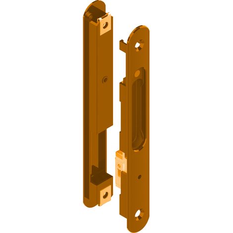 Barillet 9430+ LA CROISEE DS DS9431 palier N.1 orange-brun pour porte coulissante aluminium