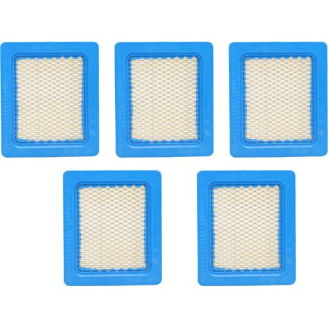 Filtro de aire para cortacésped, juego de 5 piezas, filtro de partículas finas de alta eficiencia, compatible con los modelos 491588, 491588S y 399959. (1/5)