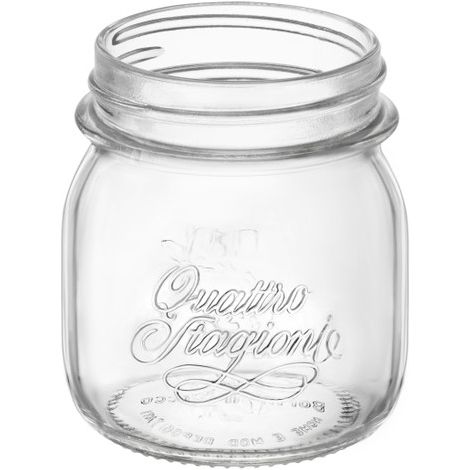 Bormioli BARATTOLO QUATTRO STAGIONI  Senza capsula Ø cm.   8,6x9,5 h cl. 25 6.00 pz