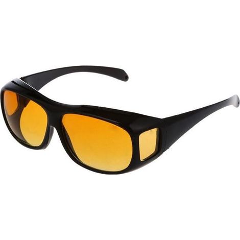 Lunettes de vision de nuit - SODIAL(R) - Jaune et noir - Plastique - Protection UV400 - Mixte (1/4)