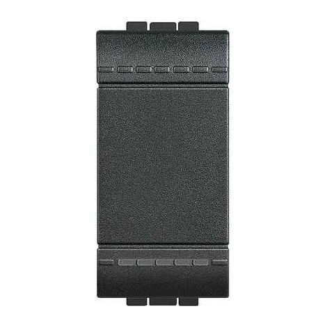 L4005N Botón 1 Módulo No 10A 250Vac Antracita Livinglight