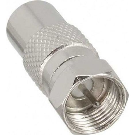 Adaptateur antenne TV/Sat - coaxial 9,5mm Mâle / Fiche F Mâle