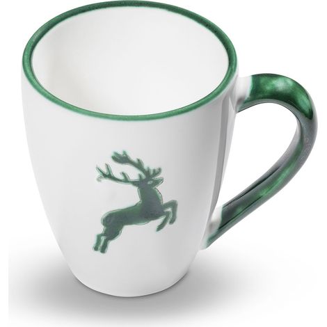 Gmundner Keramik Grüner Hirsch Tasse à déjeuner Max 0,3 litre (1/3)