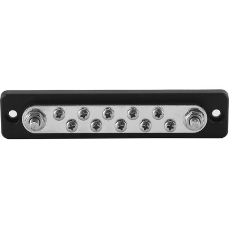 Barrette de distribution 150A 10 bornes bloc de raccordement électrique double rangée pour camping-cars motos bateaux (1/5)