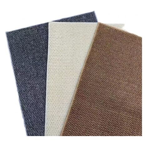 Tapis de salon simple, imitation sisal de couleur unie, résistant aux taches et à l'usure, couverture de chevet de chambre anneau d'ananas (chameau 120180cm)