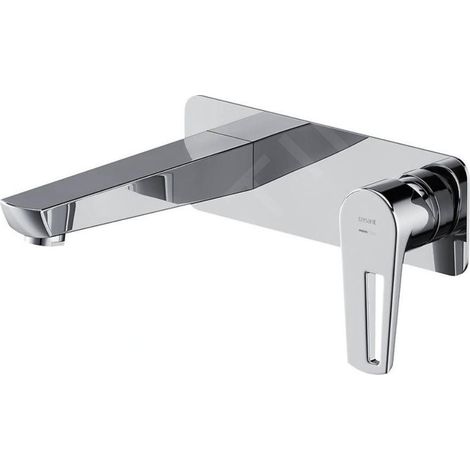 Cersanit Mille - Mitigeur de lavabo encastré, avec bonde Click-Clack, avec corps, chromé S951-357 (1/3)