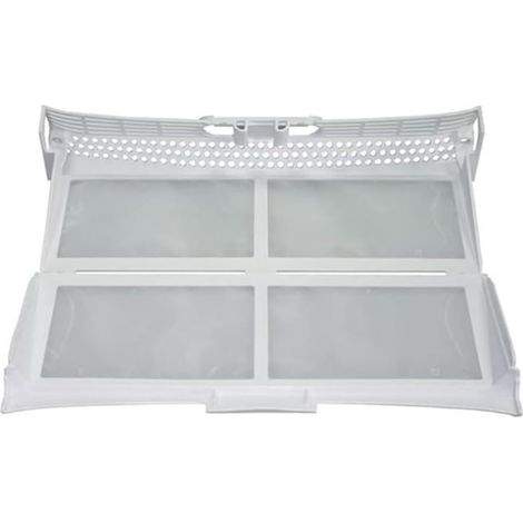 1 Filtre à peluches 652184, Plastique Blanc, Pour Sèche-linge Siemens Bosch, Séchage Linge (1/5)