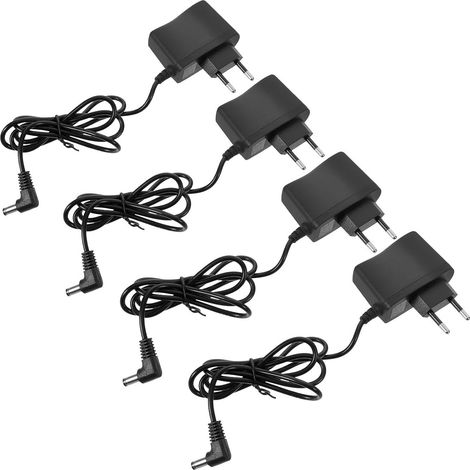 4 Pièces Chargeur pour Balance Cuisine Numérique Adaptateur Européen, Compatible Batterie Lithium, Plastique et Métal, pour Usage Domestique et Voyage (1/5)