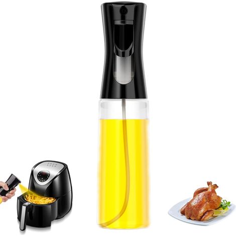 Cooking Oil Spray, 300ml Olive Oil Sprayer. Cooking Spray, Transparent and Refillable Bottle, Oil Dispenser, Oil Sprayer for Pizza/Cooking/BBQ/Salad/Barbecue (1/5)