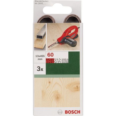 Bosch Accessories  2609256238 Schleifband  Körnung (num) 60  (L x B) 455 mm x 13 mm 3 St.