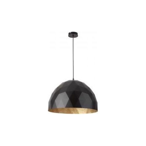 Suspension design moderne noir/or Diament Ø50 E27 Sigma