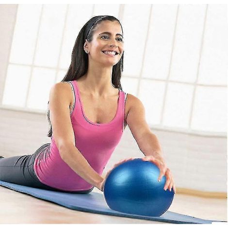 Ballon de fitness Pilates Yoga de 25 cm, ballon d'équilibre pour la rééducation physique à domicile. (1/5)
