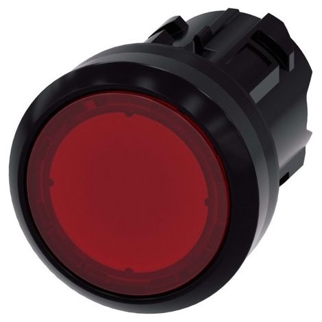 3SU1001-0AB20-0AA0 CABEZA PULSADOR RASANTE LUMINOSO ROJO